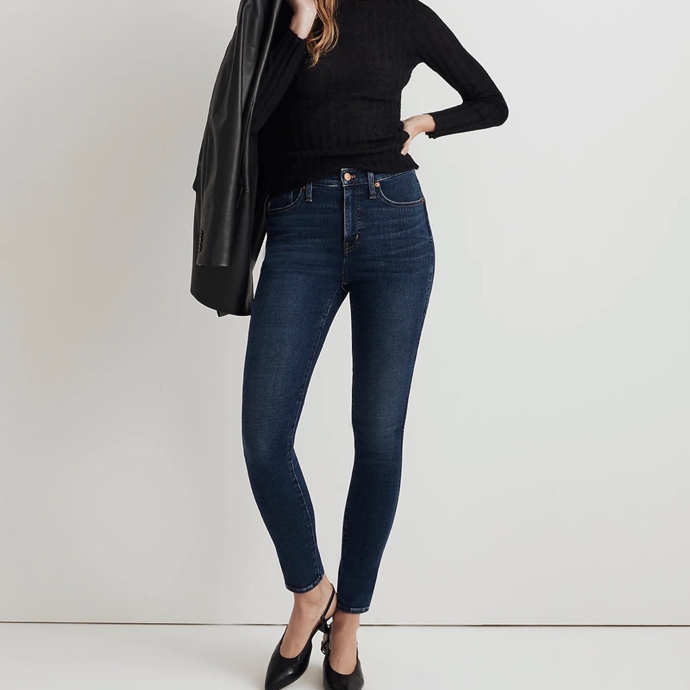 Madewell 10-inch high rise skinny jeans (size 26)